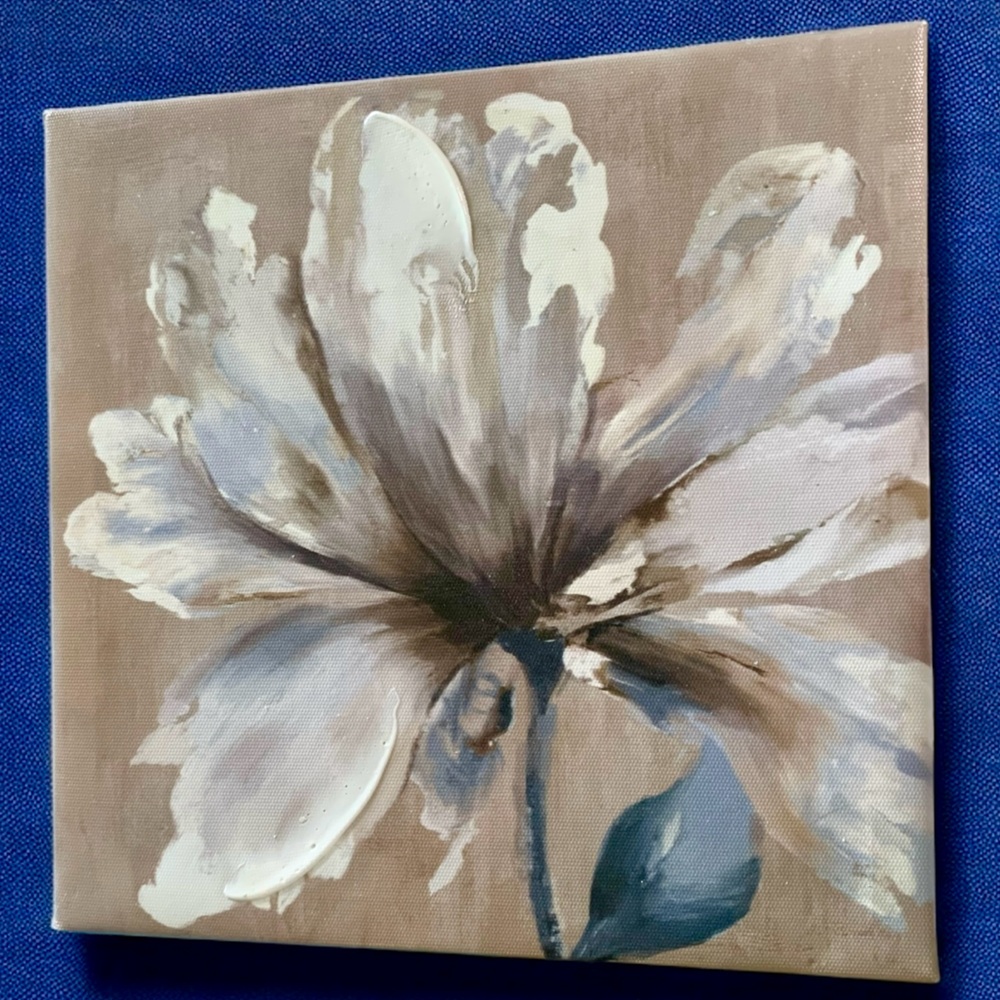 Framed Wall Art Home Decor Flower on Canvas